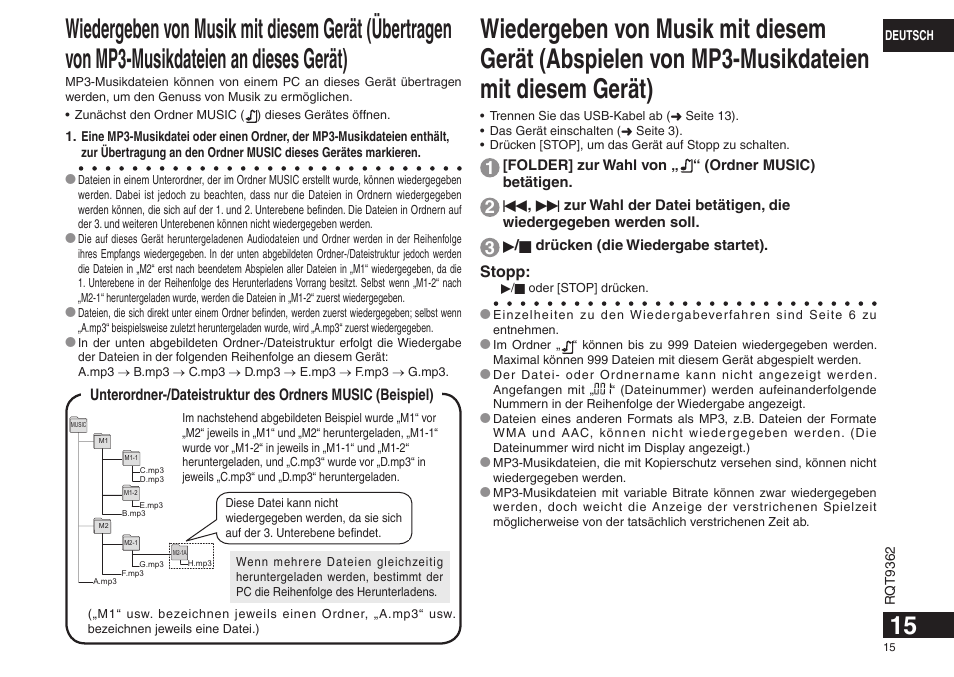 Panasonic RRUS570 User Manual | Page 15 / 200
