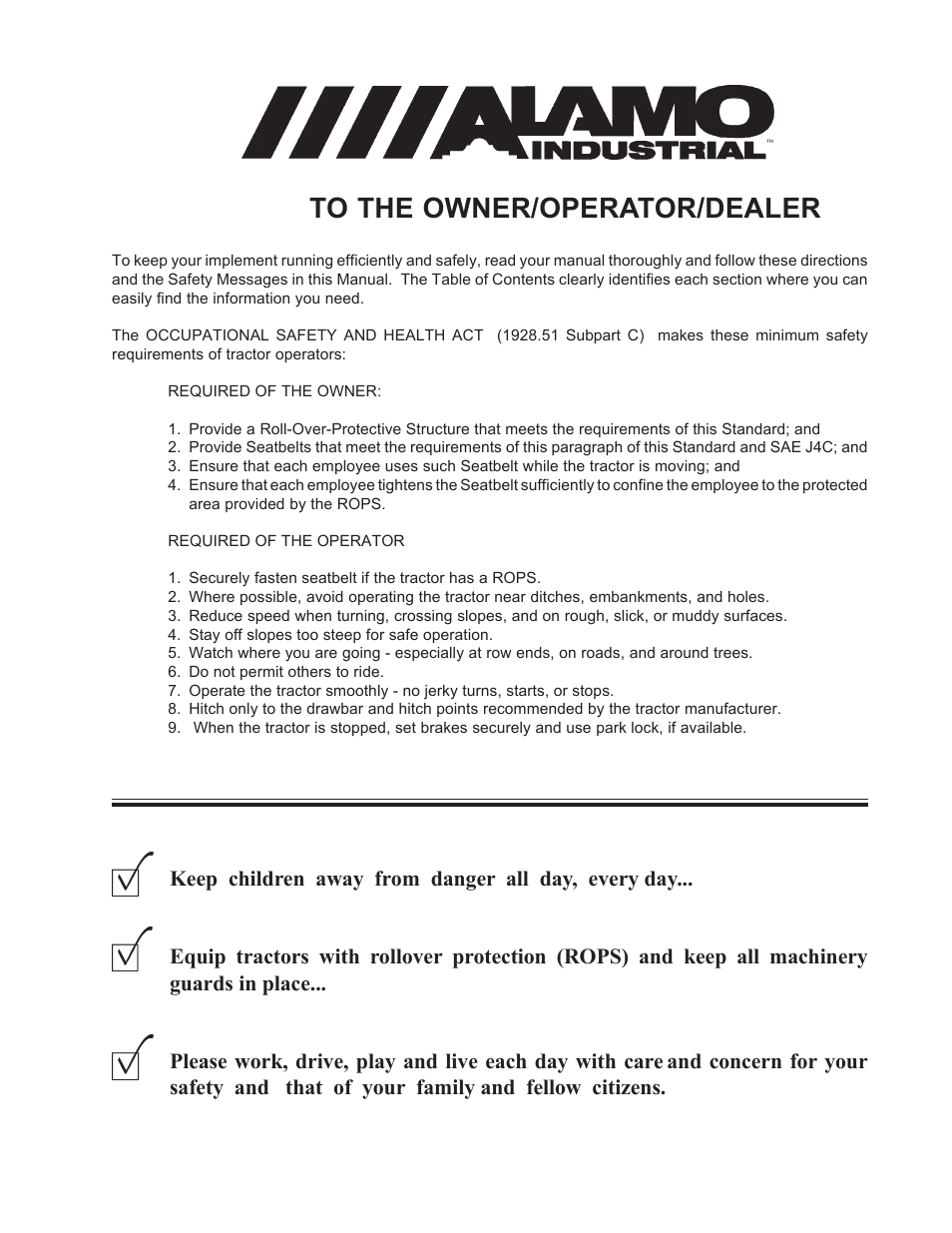 Alamo Maverick Boom Arm Mower User Manual | Page 173 / 174