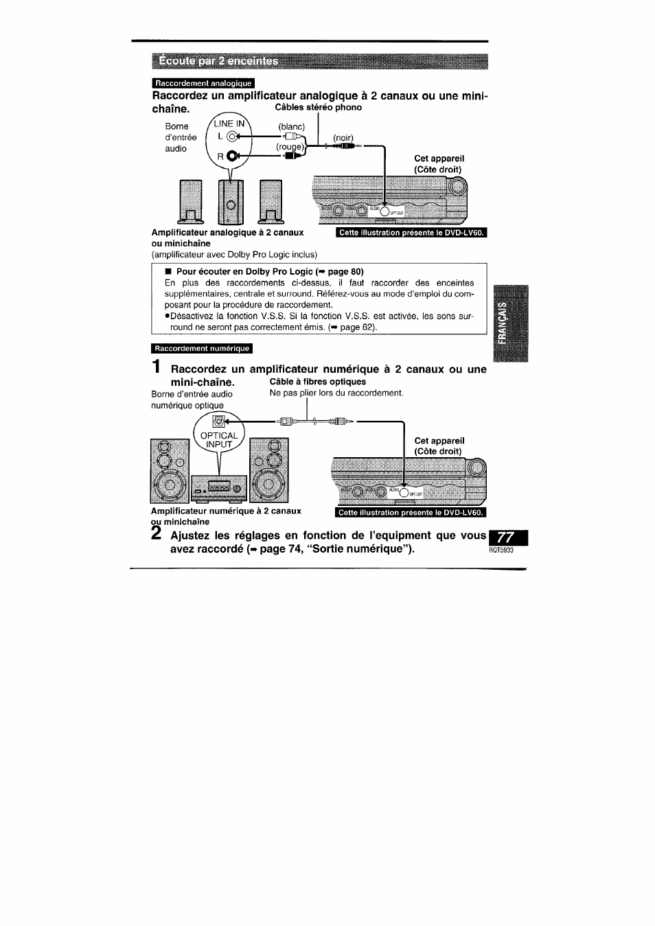 Panasonic DVDPV40 User Manual | Page 77 / 86