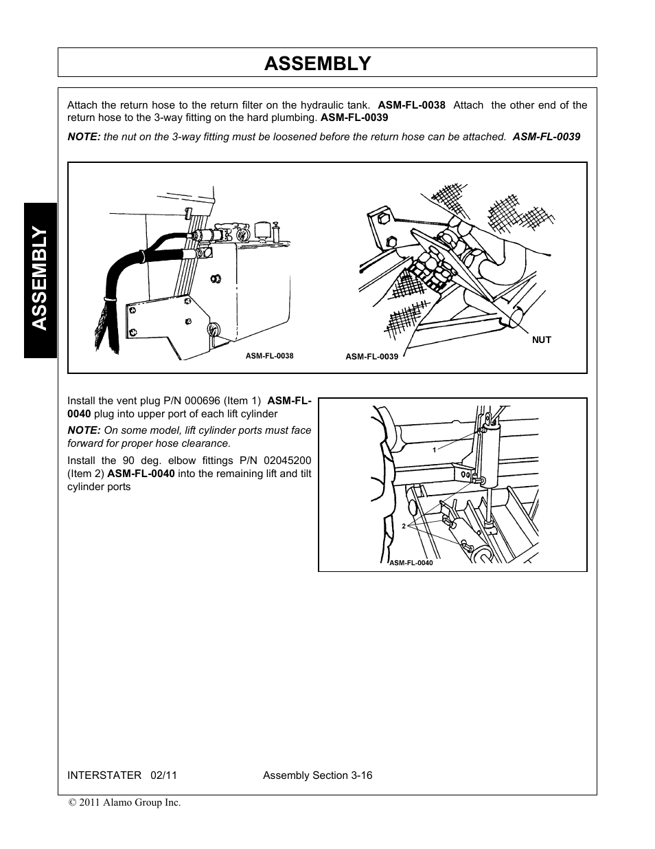Assembly, Assembl y | Alamo 803213C User Manual | Page 56 / 140