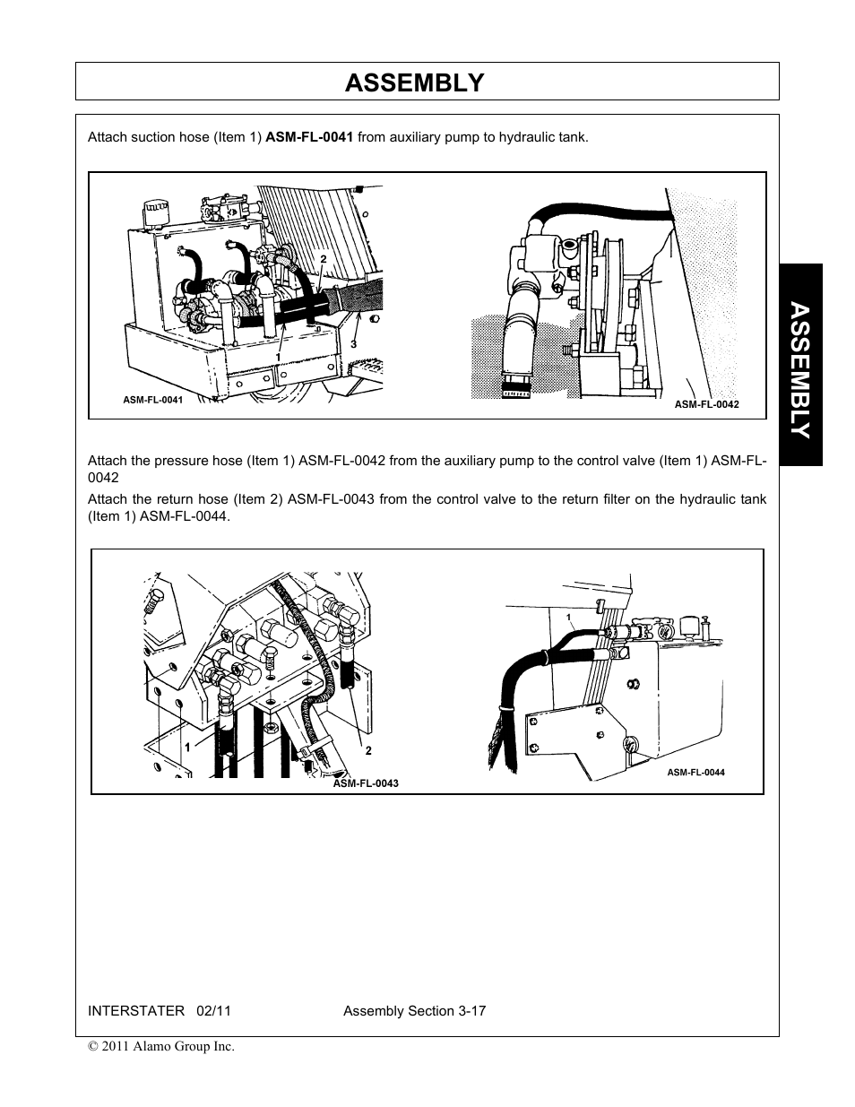 Assembly, Assembl y | Alamo 803213C User Manual | Page 57 / 140