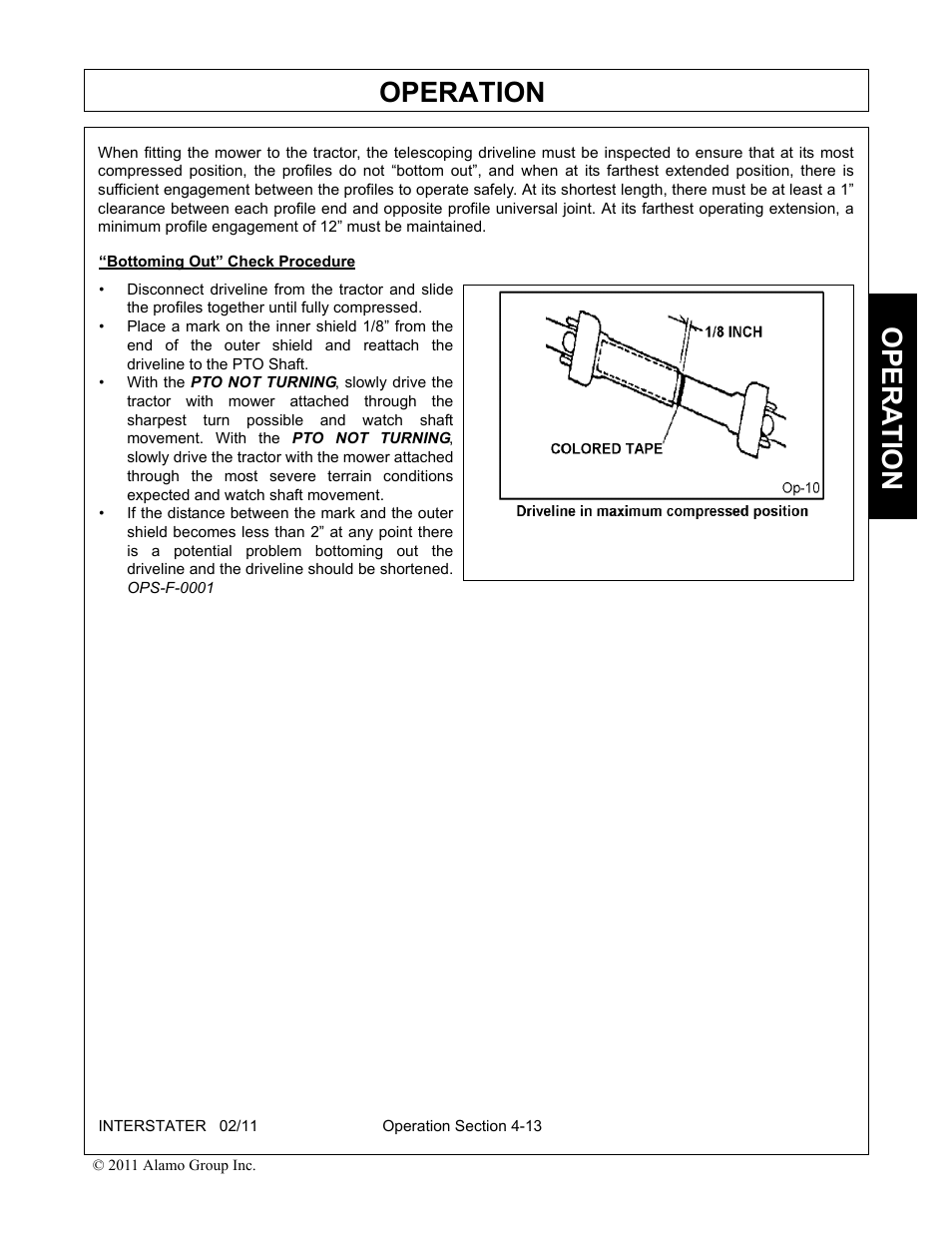 Operation, Opera t ion | Alamo 803213C User Manual | Page 79 / 140