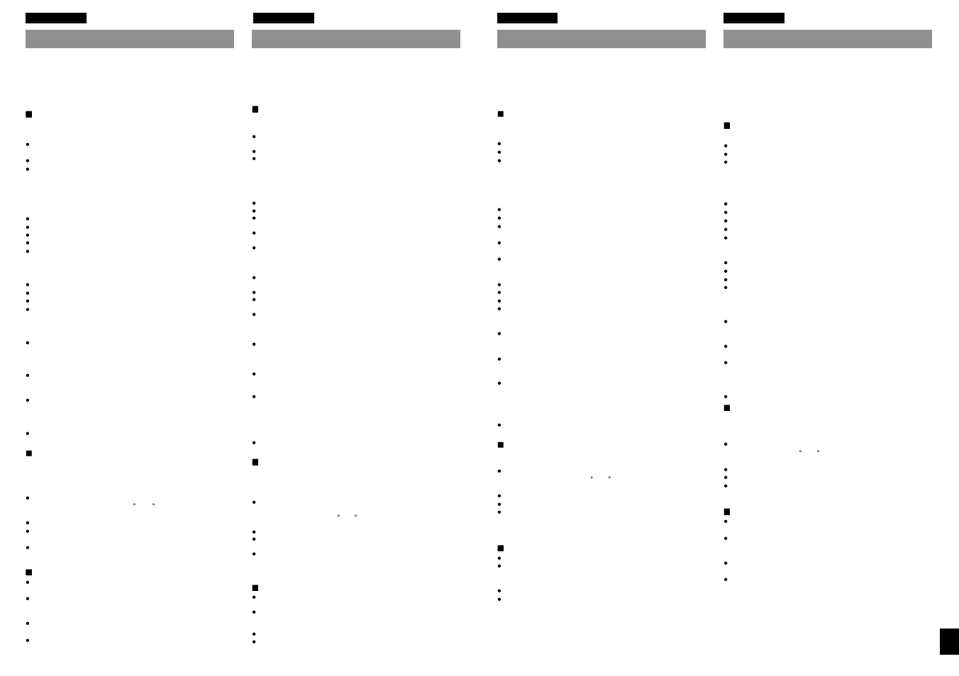 Précautions, Forsigtighedsregler, Vorsichtshinweise | Voorzorgsmaatregelen | Panasonic NVVZ1EG User Manual | Page 74 / 89