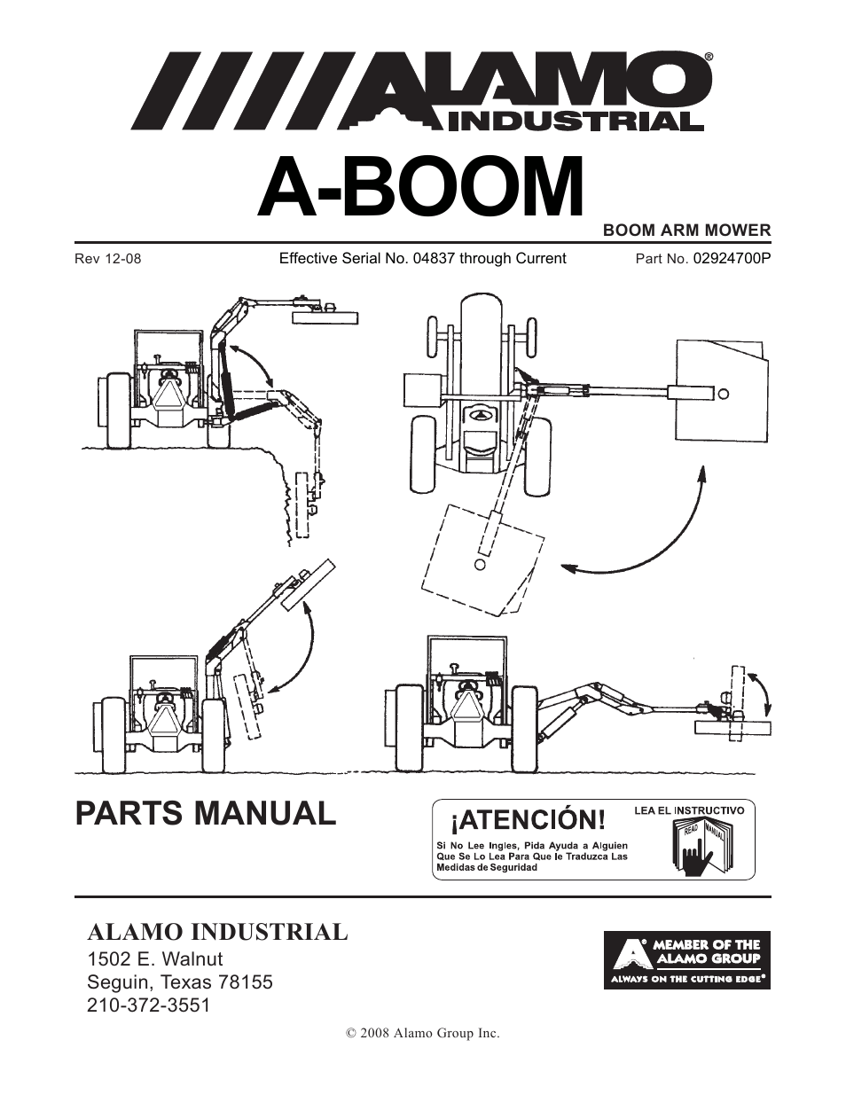 Alamo A-Boom User Manual | 226 pages