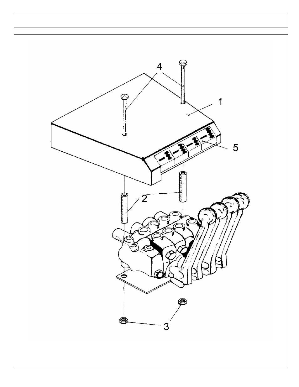 Hyd valve bank cover | Alamo A-Boom User Manual | Page 158 / 226