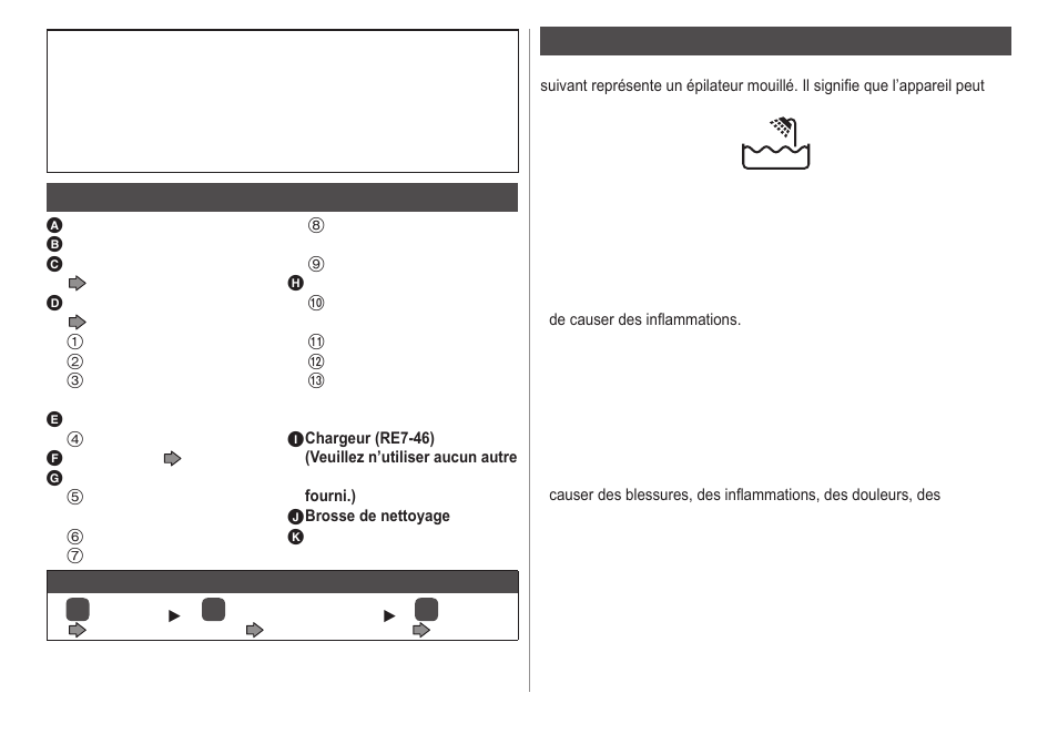 Nomenclature, Important | Panasonic ESWD52 User Manual | Page 20 / 138