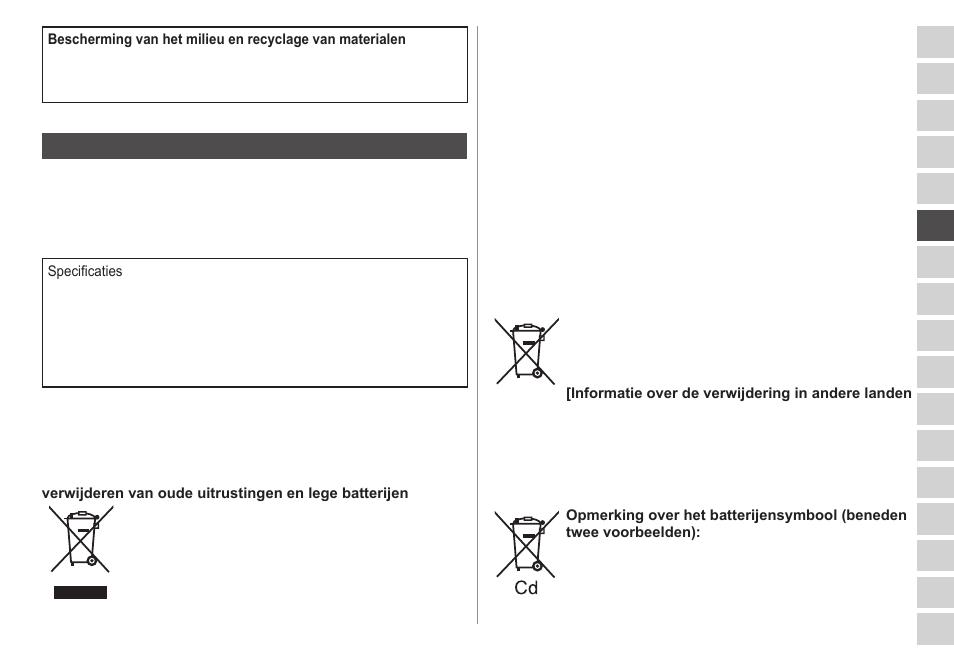 Garantie | Panasonic ESWD52 User Manual | Page 51 / 138