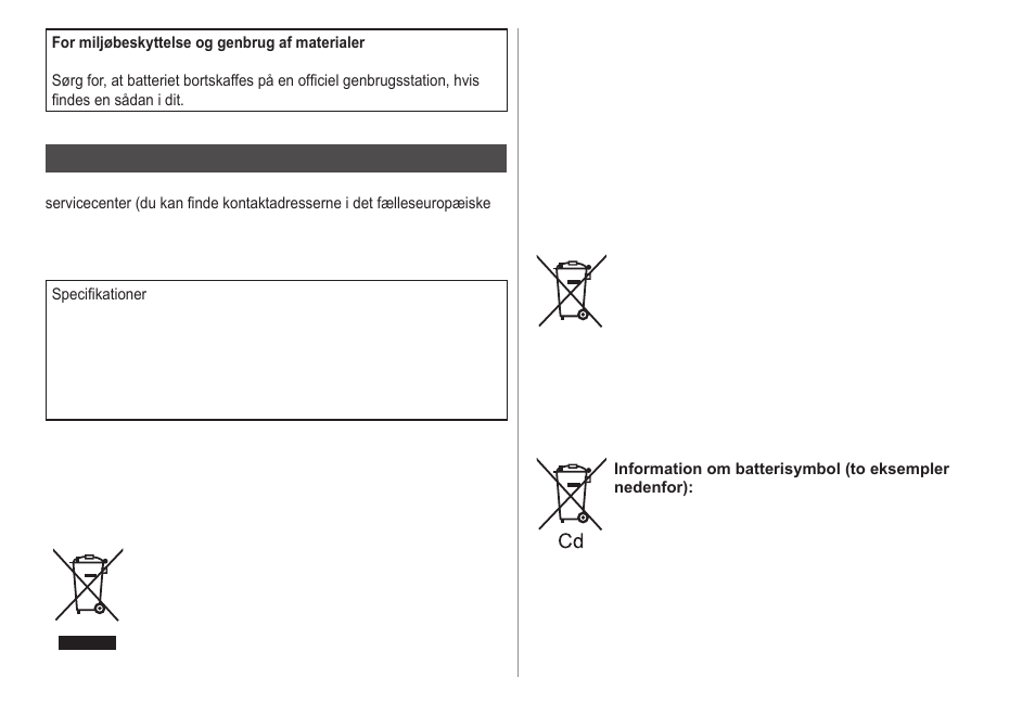 Garanti | Panasonic ESWD52 User Manual | Page 80 / 138
