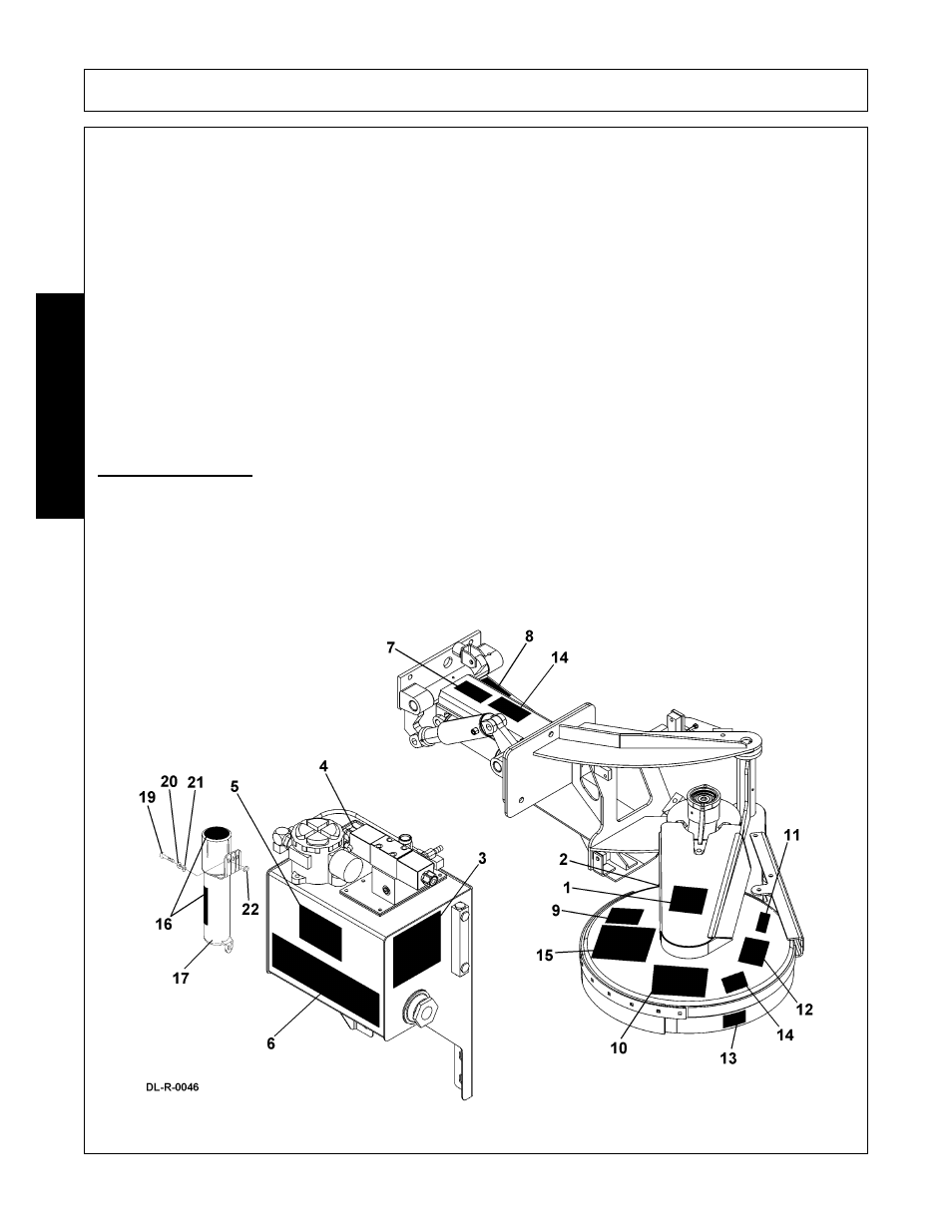 Decal location, Decal location -12, Safety | Alamo 02979718C User Manual | Page 18 / 110