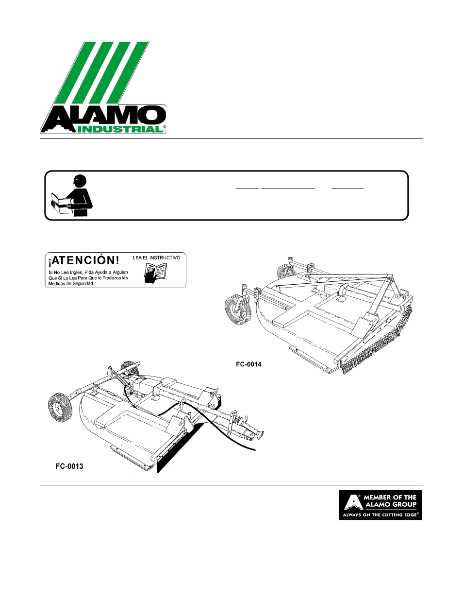 Alamo A84B User Manual | 148 pages