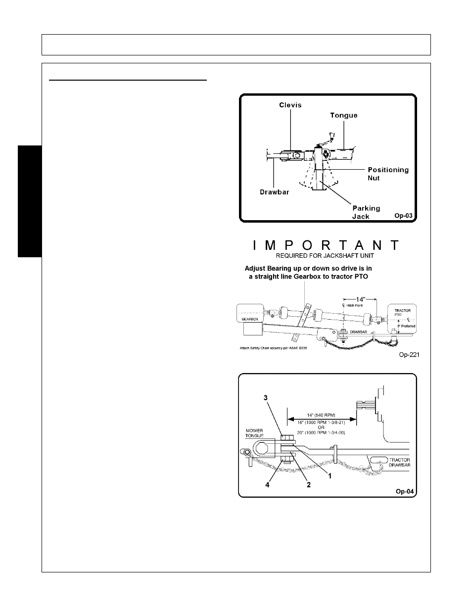 2 connecting the mower-pull type, Connecting the mower-pull type -12, Operation | Opera t ion | Alamo A84B User Manual | Page 102 / 148