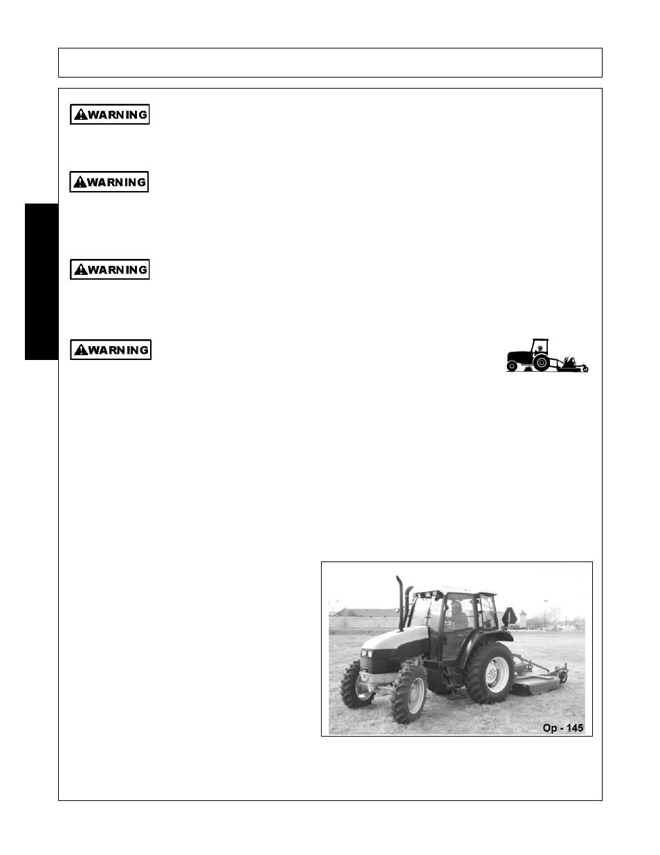 Operation, Opera t ion | Alamo A84B User Manual | Page 124 / 148