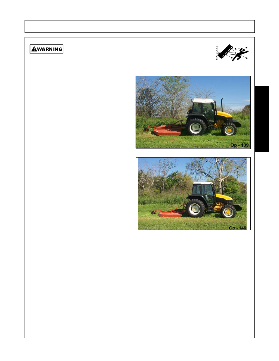 Operation, Opera t ion | Alamo A84B User Manual | Page 125 / 148