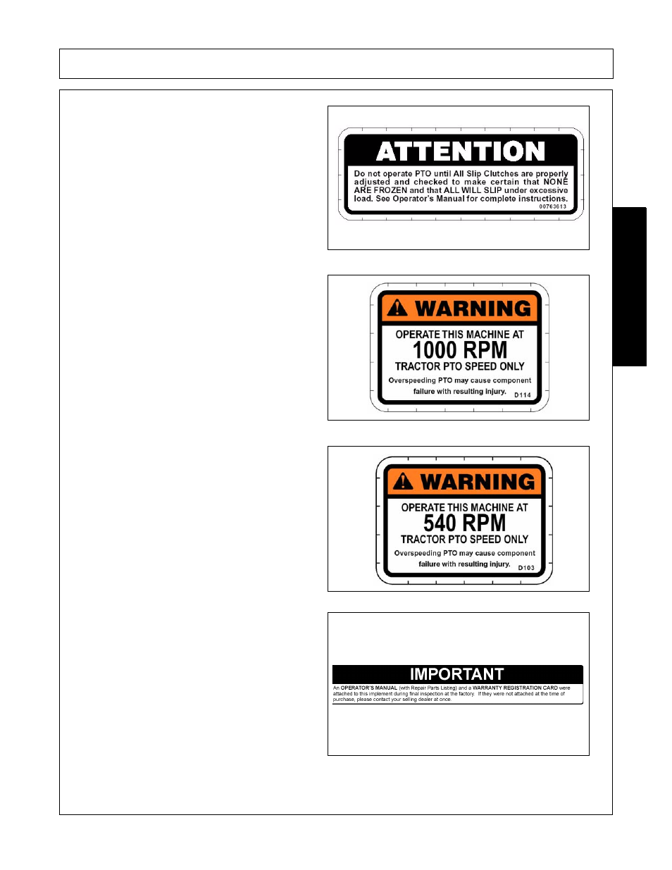 Safety | Alamo A84B User Manual | Page 27 / 148