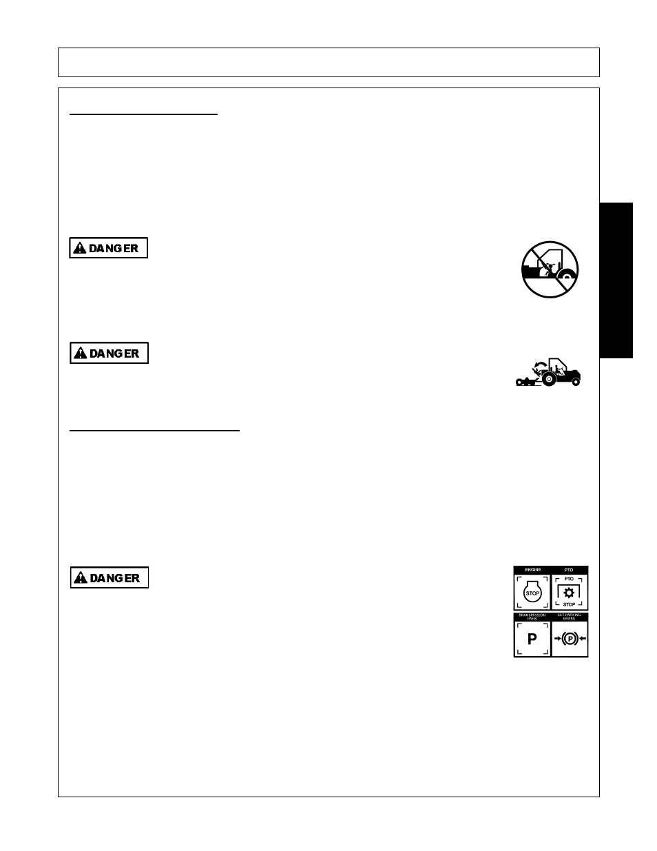 1 boarding the tractor, 2 dismounting the tractor, Boarding the tractor -9 dismounting the tractor -9 | Operation, Opera t ion | Alamo A84B User Manual | Page 99 / 148