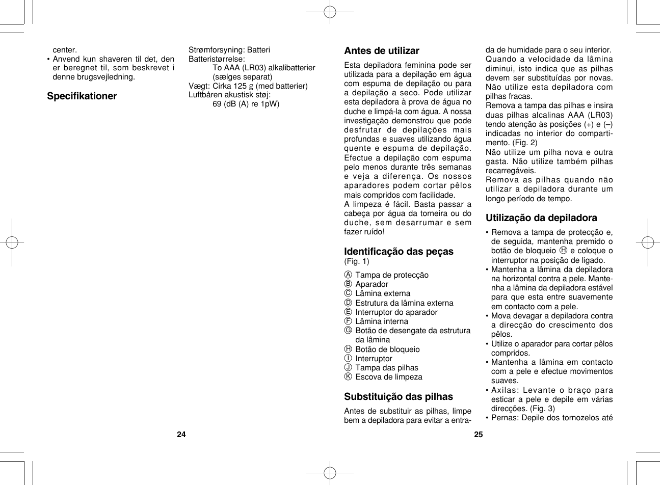 Panasonic ES2235 User Manual | Page 13 / 23