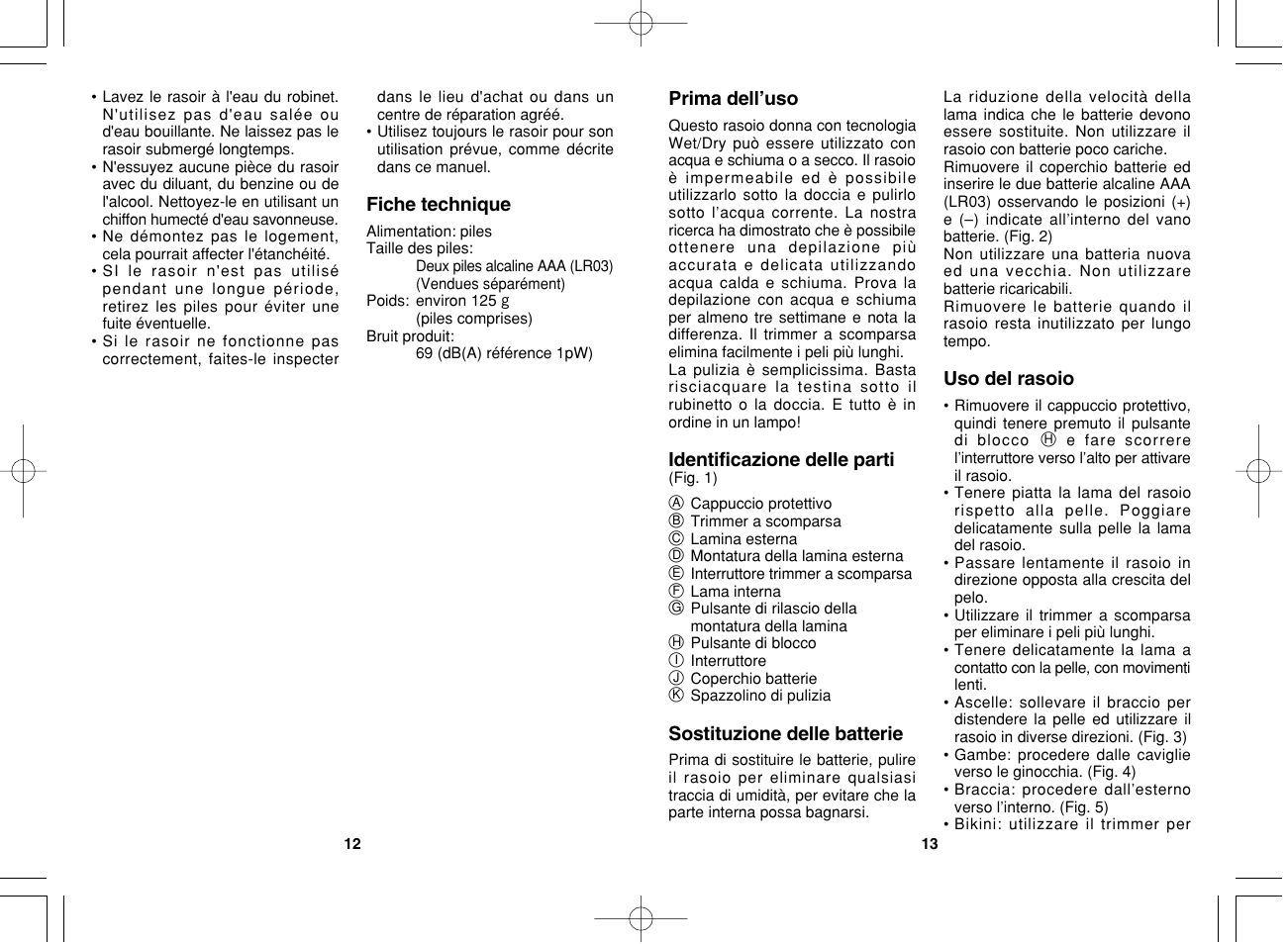Panasonic ES2235 User Manual | Page 7 / 23