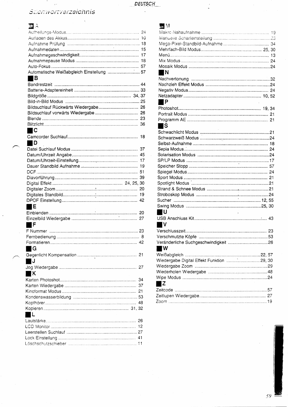 Panasonic NVEX21EG User Manual | Page 3 / 64