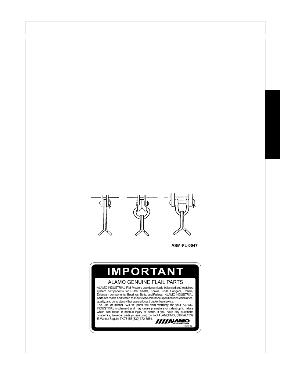 Cuttershaft replacement, Install new bearing and housing assemblies, Changing to forward or reverse rotation | Replacing cutter unit knives, Maintenance | Alamo SHD88 User Manual | Page 135 / 140