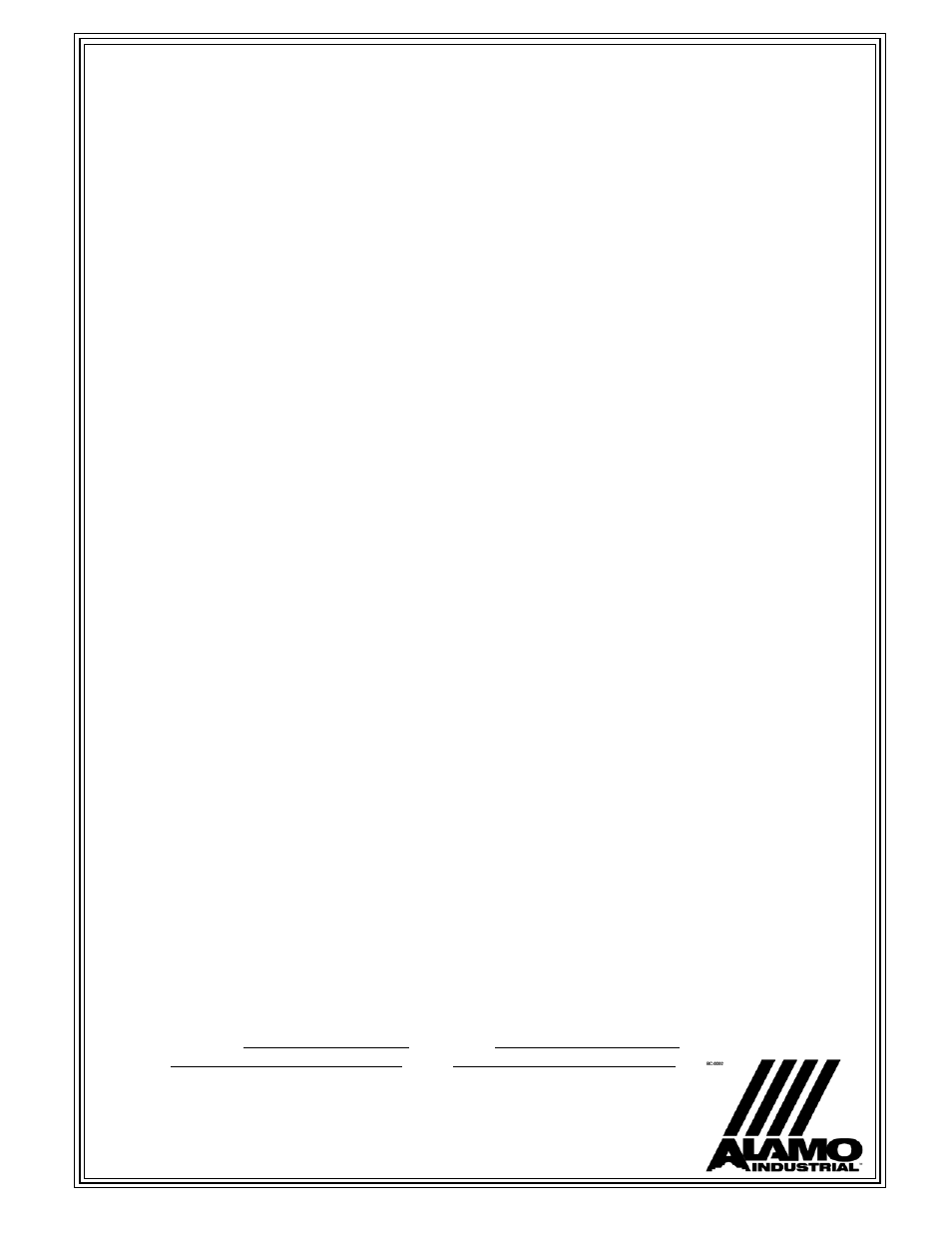 Alamo-industrial, Limited warranty, Limited warranties | Remedies and procedures, Limitation of liability, Miscellaneous, Alamo industrial, An alamo group company, Post office drawer 549, Seguin, texas 78156 | Alamo SHD88 User Manual | Page 138 / 140