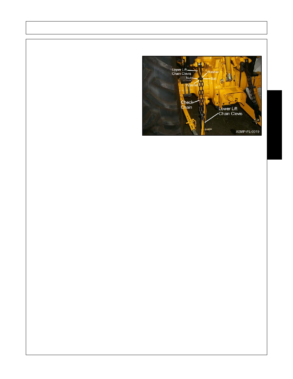 Installation of mower to tractor, Position the shd flail on a level, firm surface, Installation of mower to tractor -7 | Assembly, Assembl y | Alamo SHD88 User Manual | Page 85 / 140