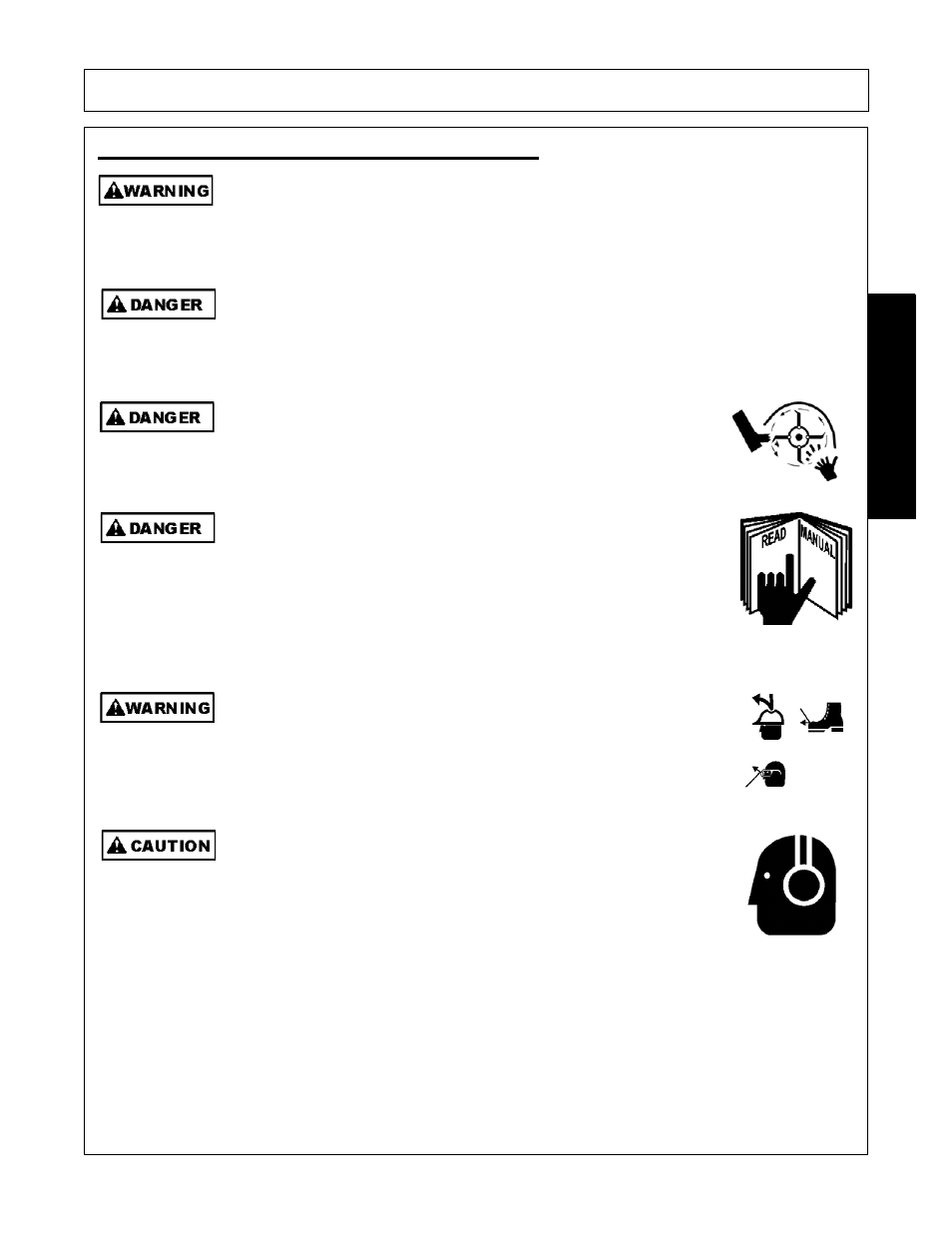 Operator safety instructions and practices, Operator safety instructions and practices -3, Safety | Alamo SHD88 User Manual | Page 9 / 140