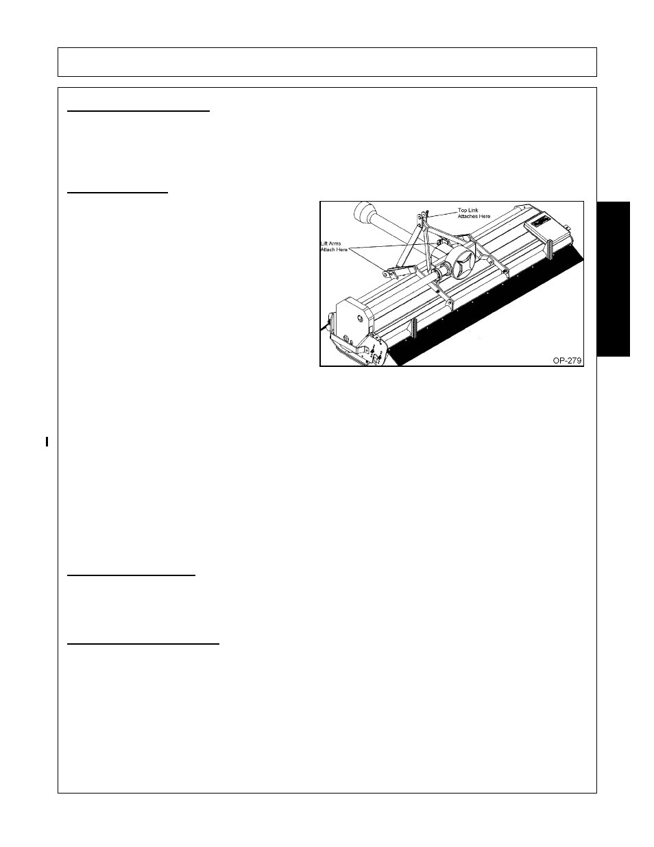 3 tractor horsepower, 4 3-point hitch, 5 front end weight | 6 power take off (pto), Operation, Opera t ion | Alamo SHD88 User Manual | Page 93 / 140