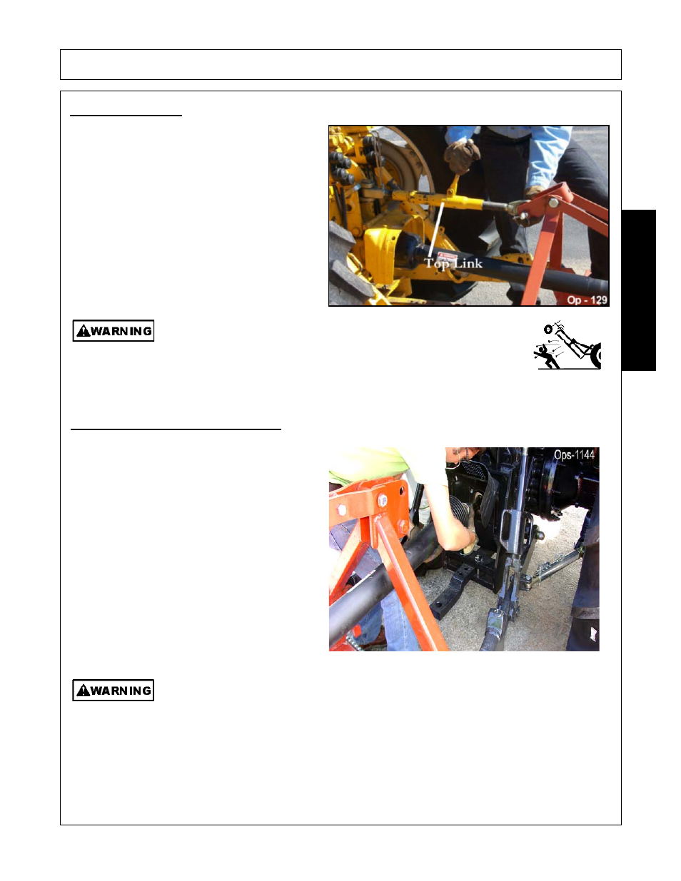 1 leveling deck, Driveline attachment, Leveling deck -13 driveline attachment -13 | Operation, Opera t ion | Alamo SHD88 User Manual | Page 99 / 140