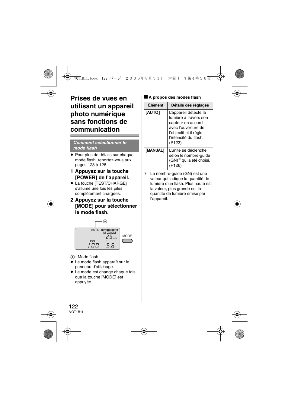 Panasonic DMWFL360E User Manual | Page 122 / 196