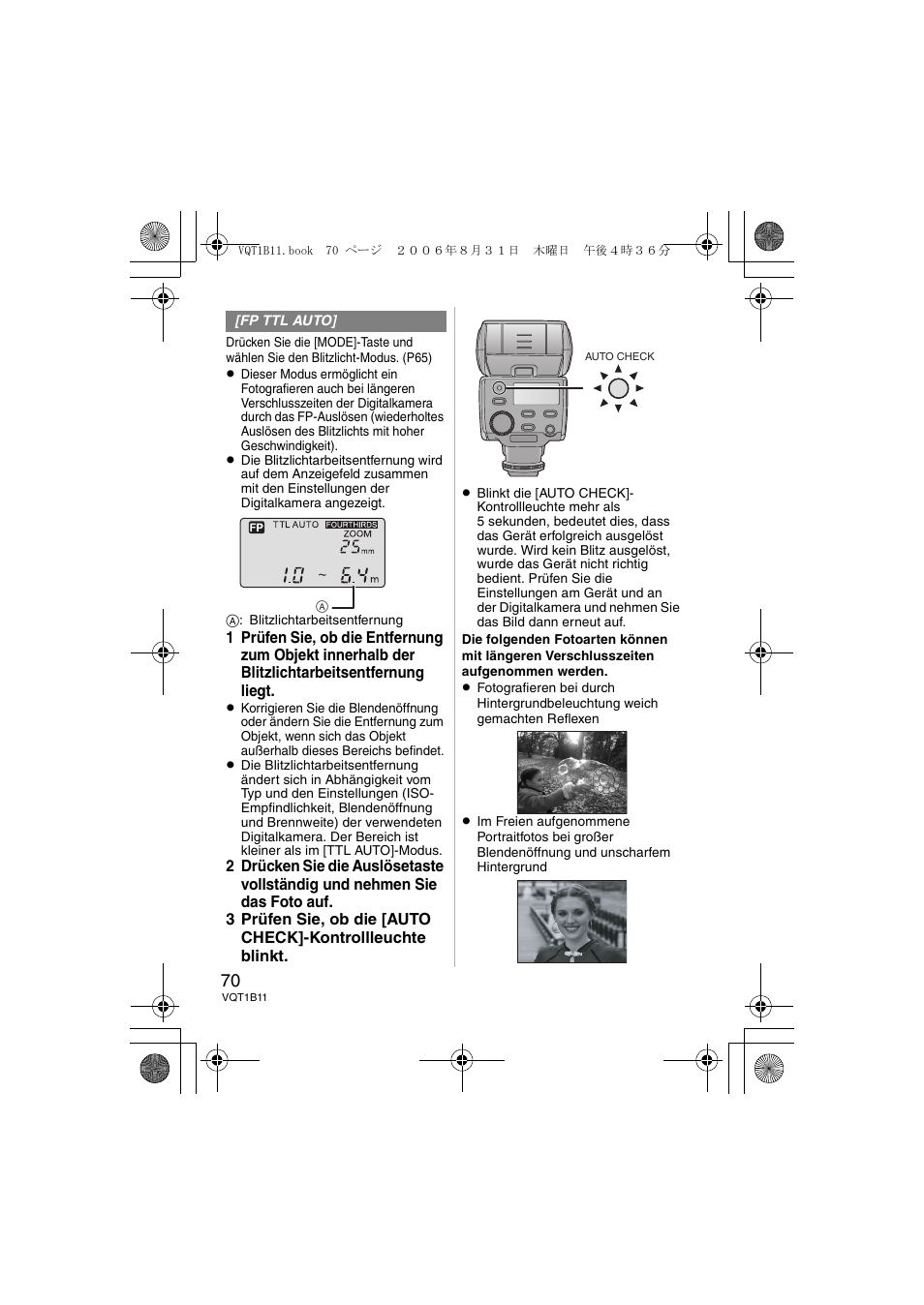 Panasonic DMWFL360E User Manual | Page 70 / 196