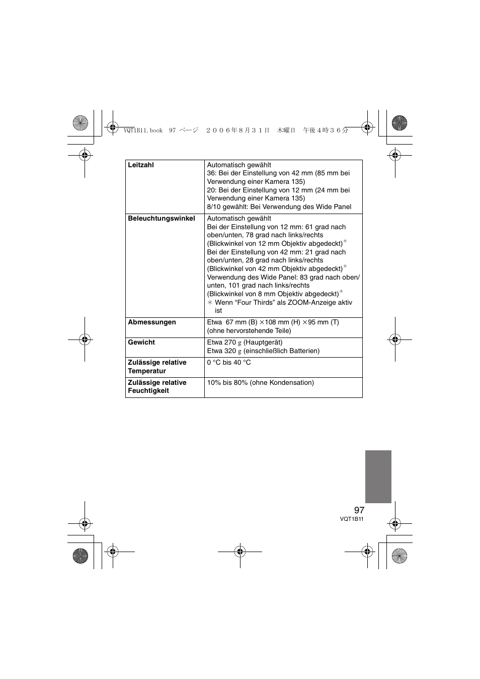 Panasonic DMWFL360E User Manual | Page 97 / 196