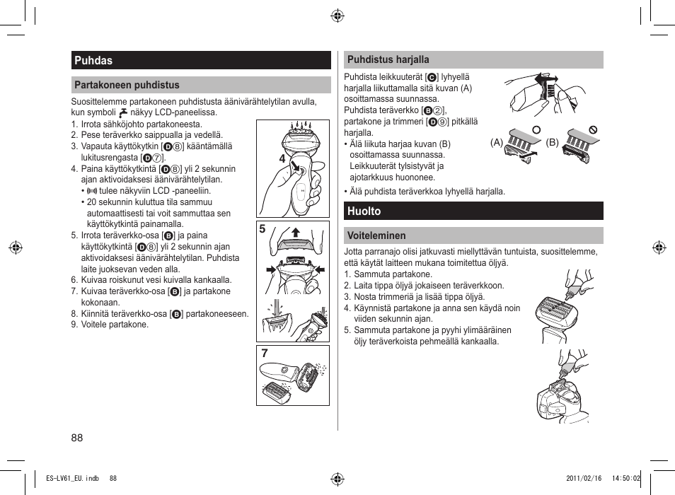 Panasonic ESLV61 User Manual | Page 88 / 142