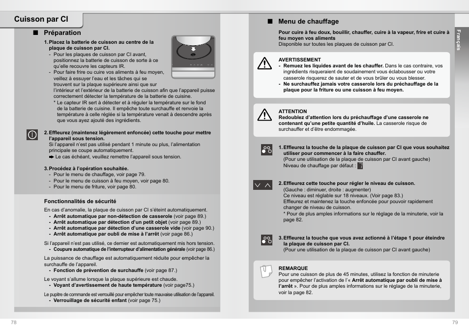 Cuisson par ci | Panasonic KYB64BXBXD User Manual | Page 40 / 62