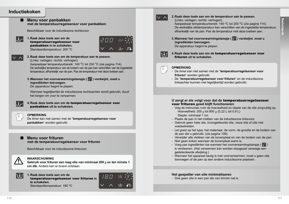Inductiekoken | Panasonic KYB64BXBXD User Manual | Page 56 / 62