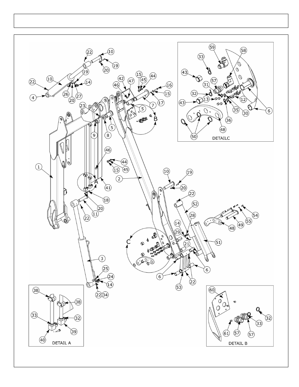 Boom asy - 25 ft boom (part 1) | Alamo SAMURAI 02986950P User Manual | Page 44 / 104