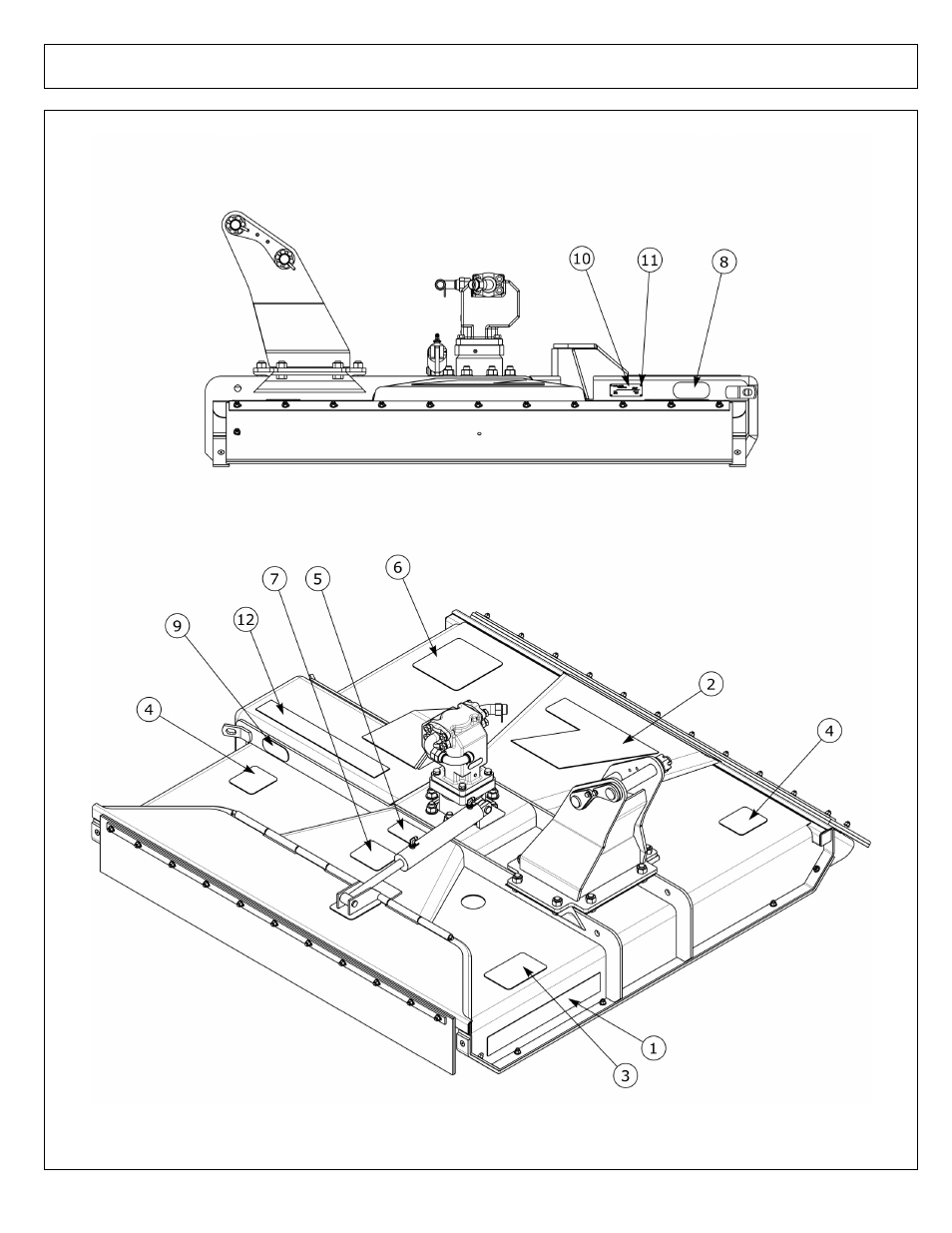 Decals - 50 & 60 in rotary head | Alamo SAMURAI 02986950P User Manual | Page 54 / 104