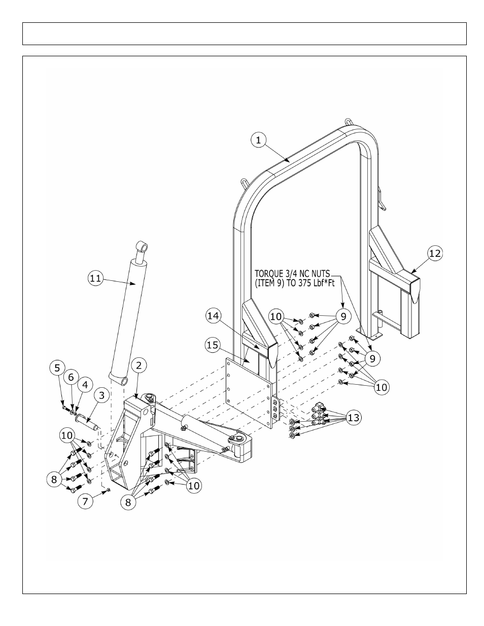 High frame mount asy - 2wd | Alamo SAMURAI 02986950P User Manual | Page 60 / 104