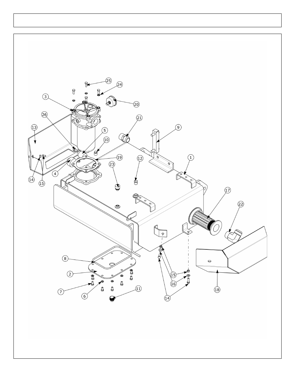 Hydraulic tank sub-asy - electro/manual | Alamo SAMURAI 02986950P User Manual | Page 80 / 104