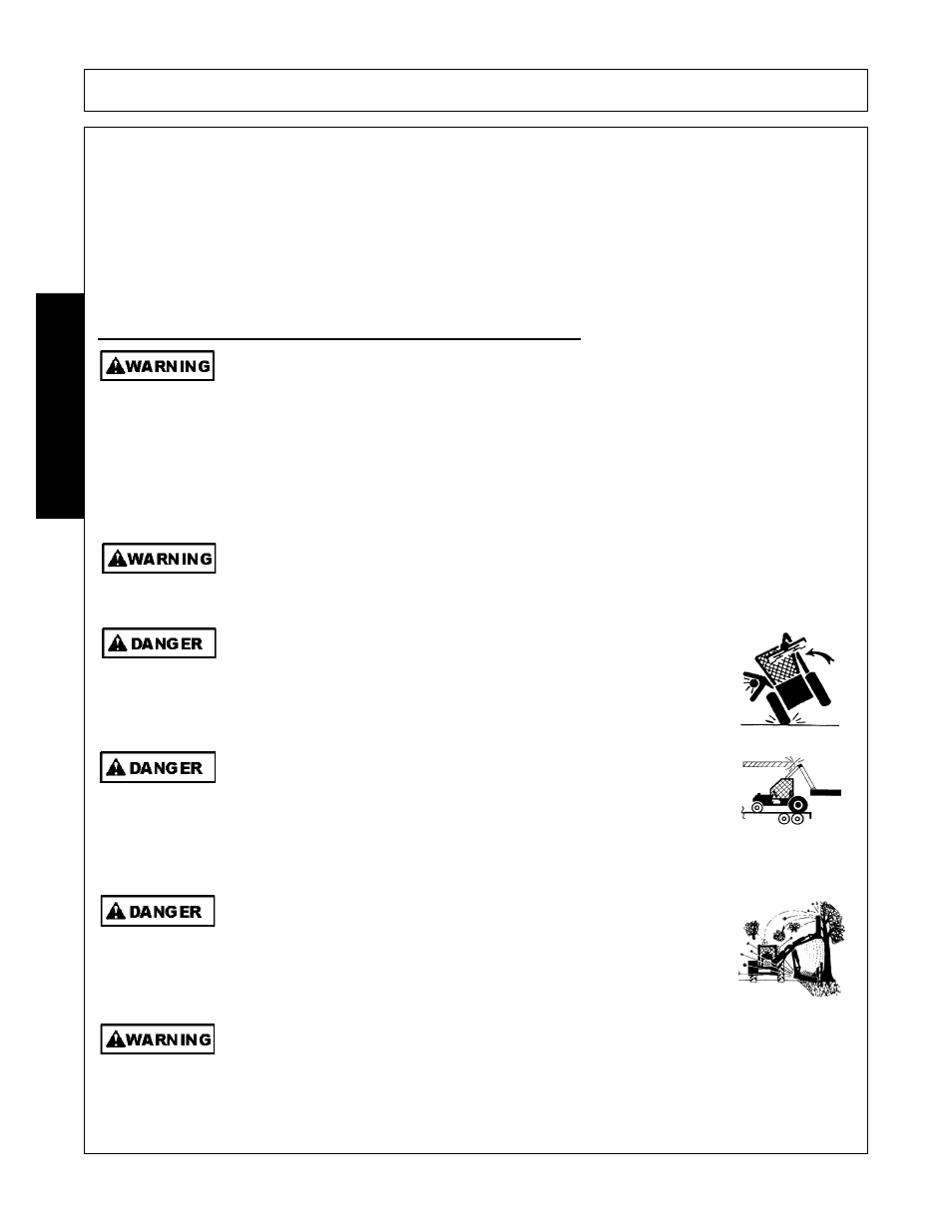 Transporting safety instructions and practices, Transporting safety instructions and practices -14, Safety | Alamo FC-0002 User Manual | Page 18 / 122