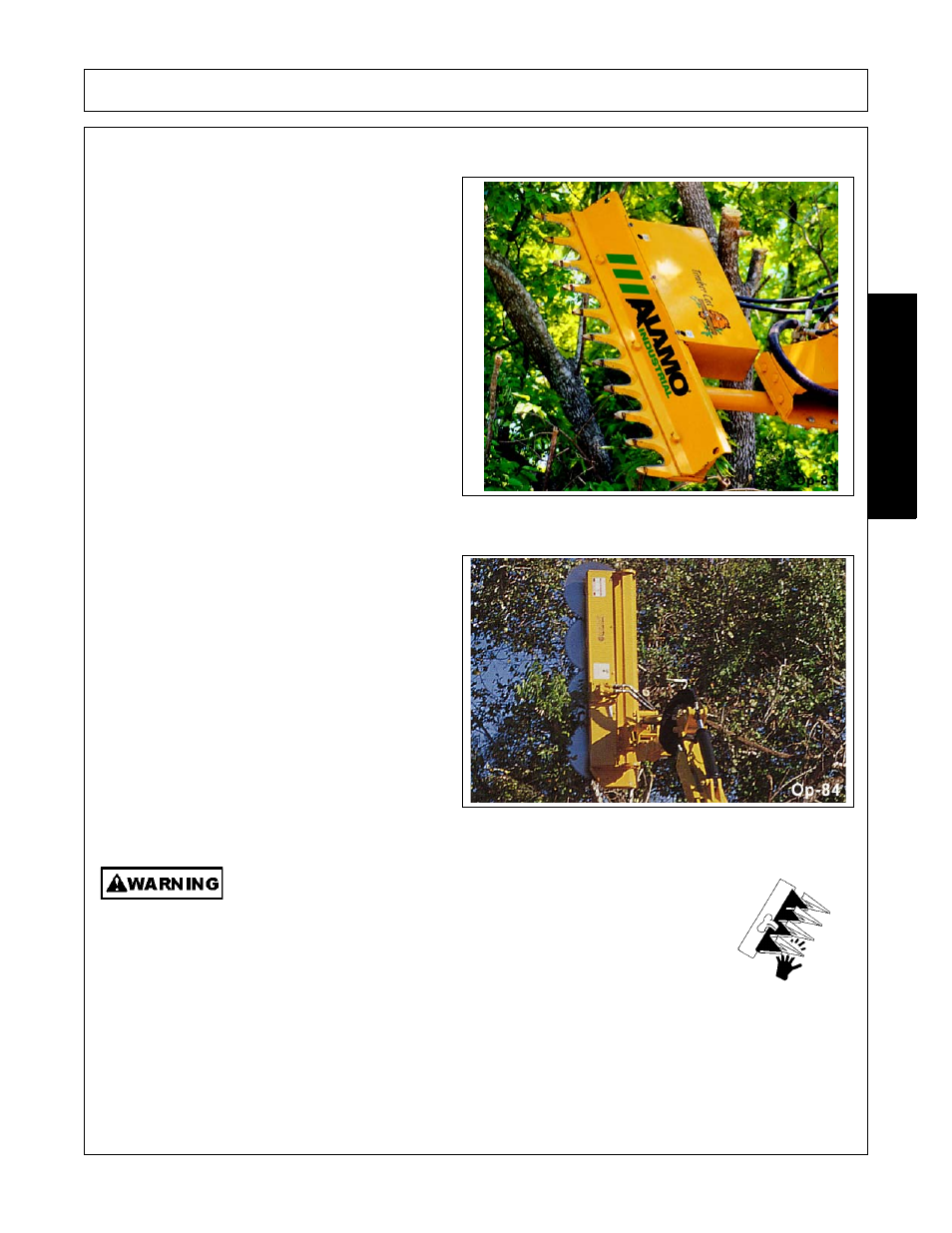 Operation, Opera t ion | Alamo FC-0002 User Manual | Page 65 / 122