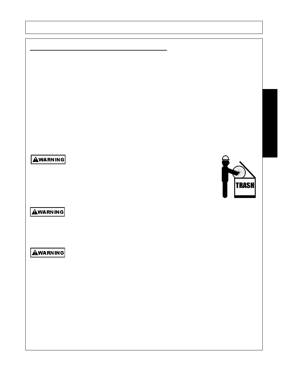 1 foreign debris hazards/overhead obstructions, Foreign debris hazards/overhead obstructions -35, Operation | Opera t ion | Alamo FC-0002 User Manual | Page 83 / 122