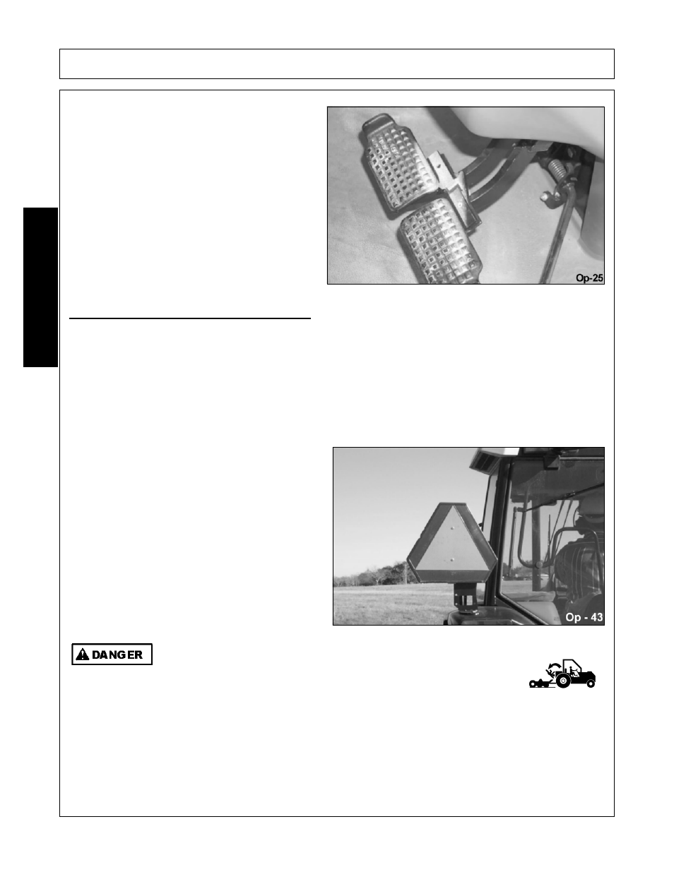 1 transporting on public roadways, Transporting on public roadways -44, Operation | Opera t ion | Alamo FC-0002 User Manual | Page 92 / 122