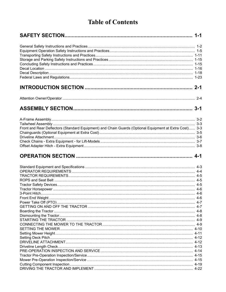 Alamo A72 User Manual | Page 3 / 138