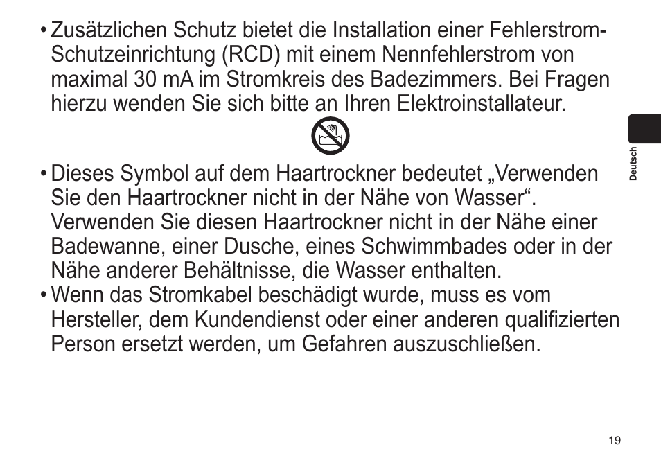 Panasonic EHNA65 User Manual | Page 19 / 68