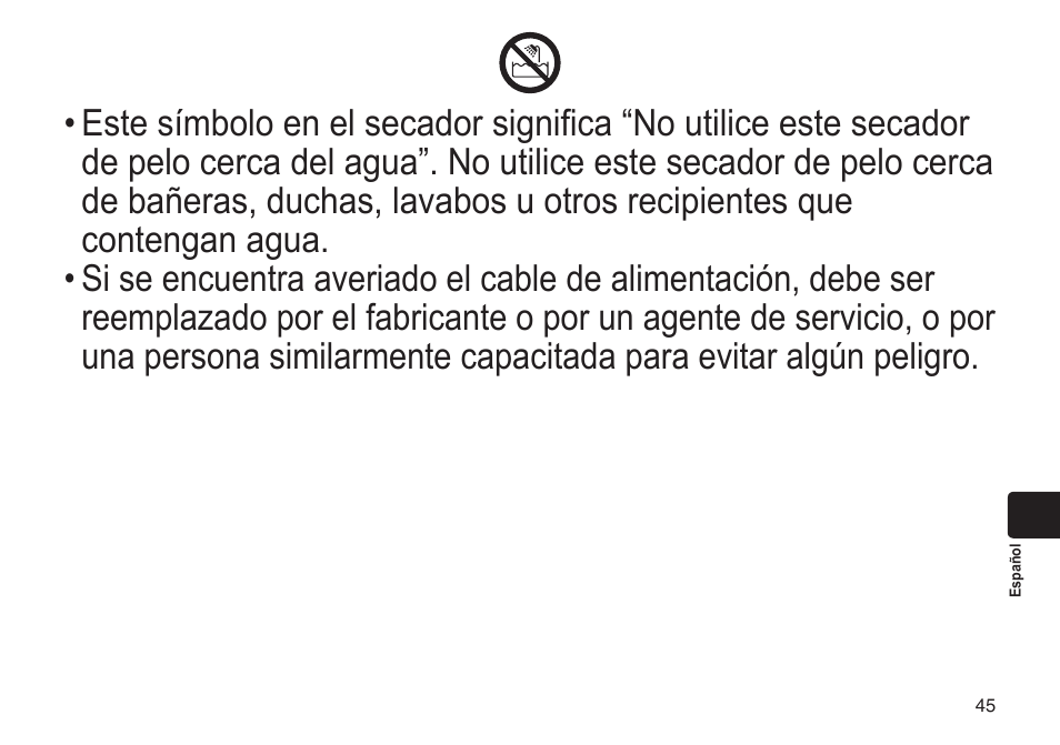 Panasonic EHNA65 User Manual | Page 45 / 68