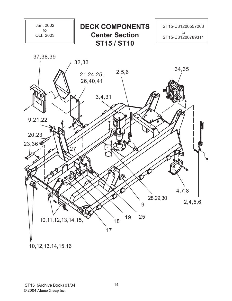 Alamo ST15 User Manual | Page 14 / 74