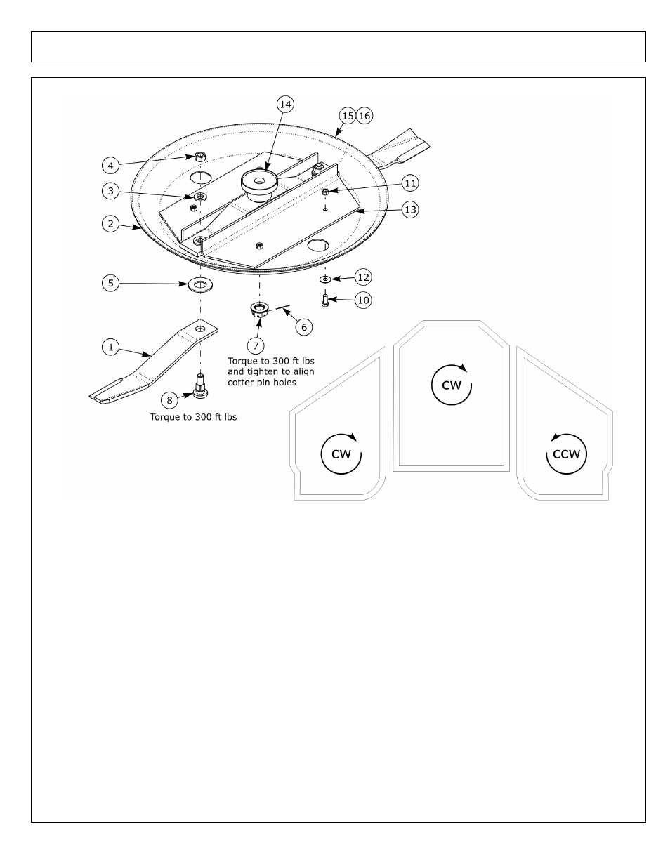 Blade carrier assembly | Alamo Hydraulic Flex Wing Cutter Falcon 10 - 15 User Manual | Page 10 / 76