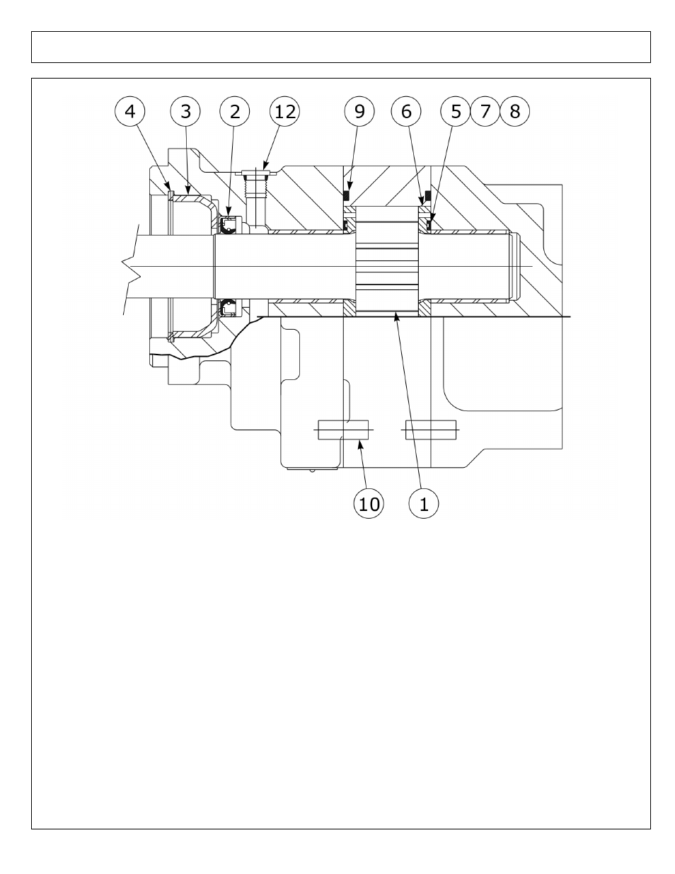 Hydraulic motor replacement parts - right wing | Alamo Hydraulic Flex Wing Cutter Falcon 10 - 15 User Manual | Page 37 / 76