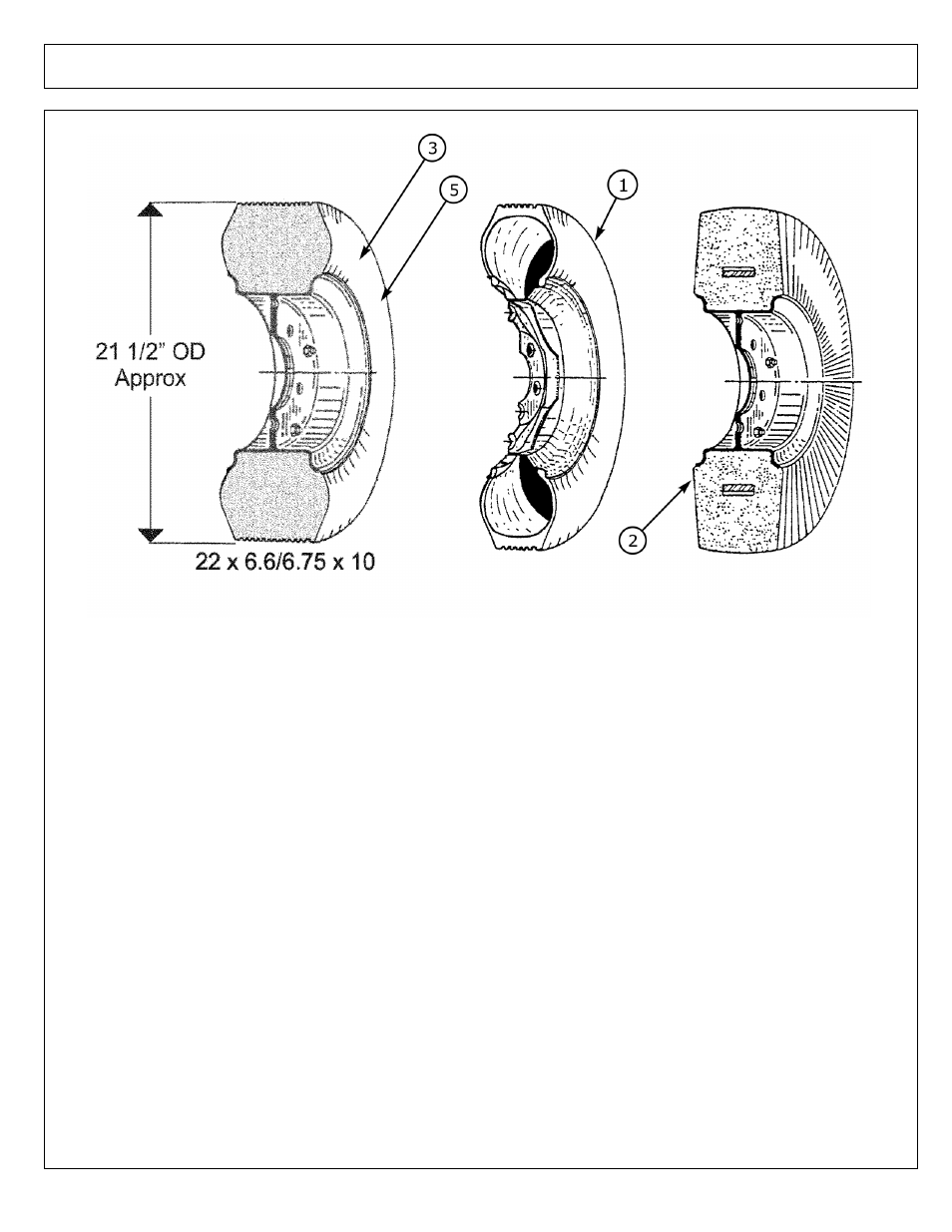 Tire and wheel option | Alamo Hydraulic Flex Wing Cutter Falcon 10 - 15 User Manual | Page 58 / 76