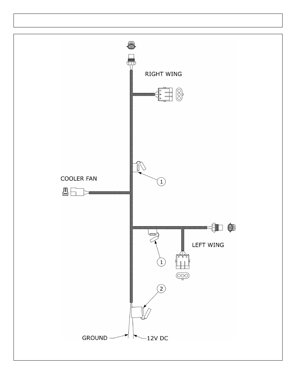 Wiring harness - 15 ft | Alamo Hydraulic Flex Wing Cutter Falcon 10 - 15 User Manual | Page 70 / 76